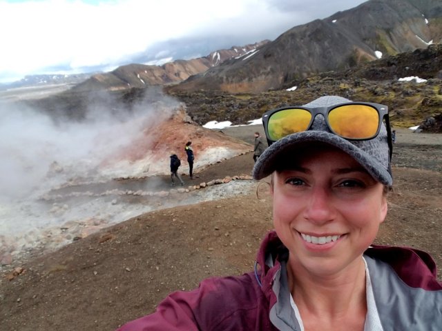 7-2-17 Iceland Laugavegur TRL02 volcanic steam Fumaroles
